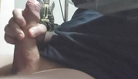 Huge cock masturbates and cums all for you