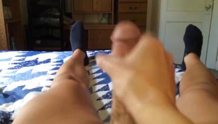 Thick Mushroom Dickhead Explodes with Cum