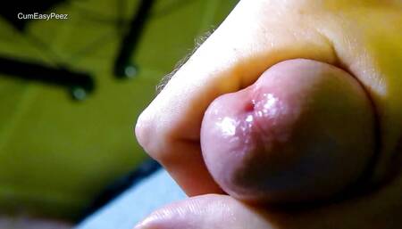 Closeup Cum and Piss Compilation, Filming My Peehole