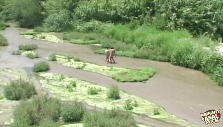 Anal Foursome with the Gorgeous Brunette Results in Deep Creampies, a Thick Facial, and DP.