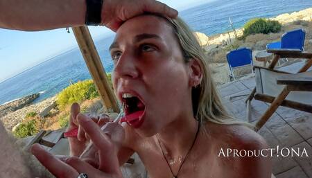 Morning Teeth Washing with Cum and Piss