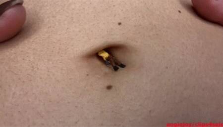 Fingering Belly, Feeding Her Belly HD