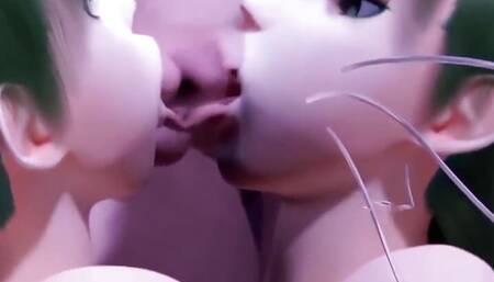 Hot blowjob with Morrigan Aensland from Darkstalkers