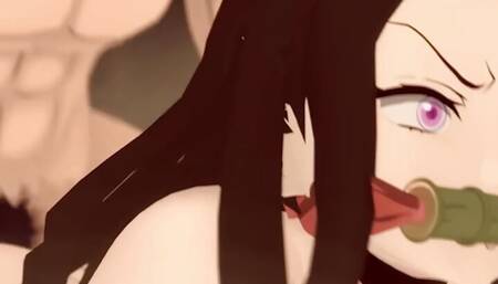 Kimetsu no Yaiba hentai Zenitsu fuck Nezuko anal 3d animation demon slayer
