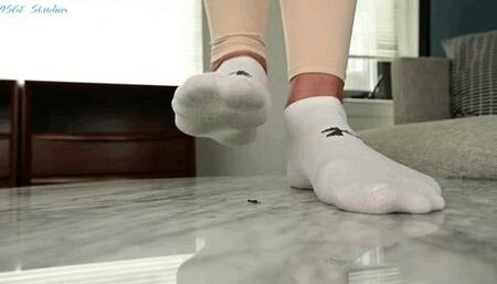 Natasha sweaty socks stomp on a tiny! - MP4