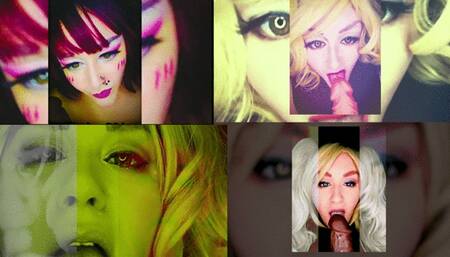 Goddess Lana Hot Sensual Dildo Sucking Compilation