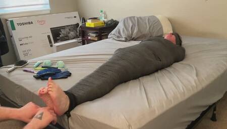 PrinceSPawz Mummified and Tickled Part 1