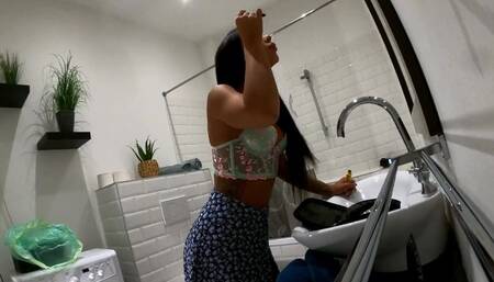 Adroit Cute at brunette movie