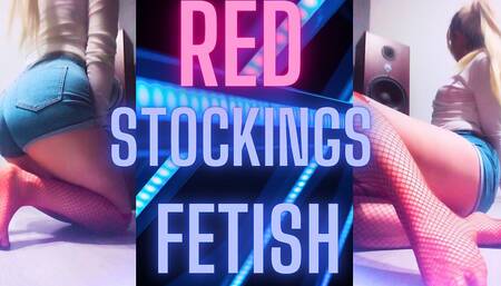 (57) Red Stockings Fetish