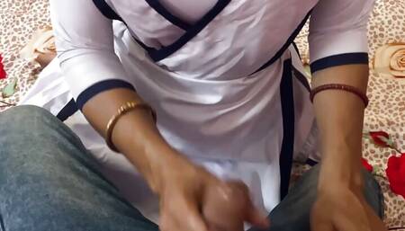 Closeup Indian School Girl took Creampie from teachers big black dick after math class