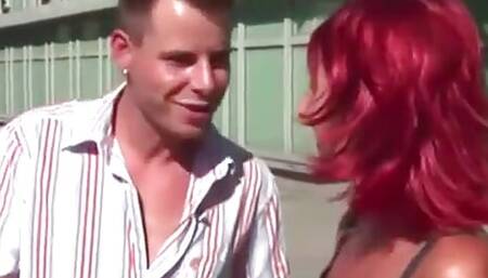 Mature Redhead Fucked Hard by Young Cock