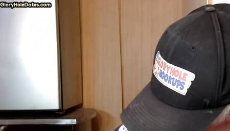 Gaydaddy adores sucking gloryhole dick n gets fucked in ass