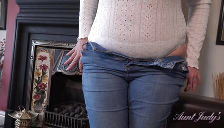 Auntjudys - Your Busty MILF Landlady Ms. Fluffy Sucks Your Cock (pov)