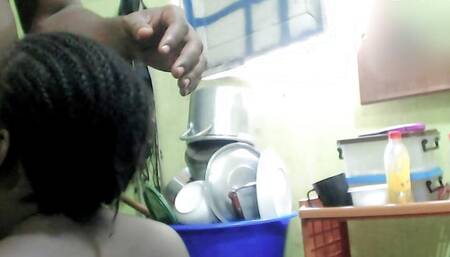 BLOWJOB IN THE KITCHEN AT HOME