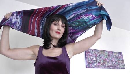 Silk Headscarf Fashion Show Clip