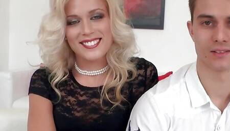 Cuck Watches His Wife Katy Clark Bounces Up and Down a Stranger's Cock