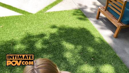 POV - Brunette and Blonde Eliza Ibarra and Sahara Skye Join Together to Make You Jizz