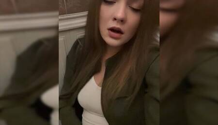 Masturbation in french restaurent by teen