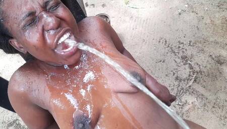 Irresponsible Old Whore Cheating on Her Husband