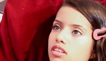 Little Lupe Masturbate with Dildo and Fucking Hard