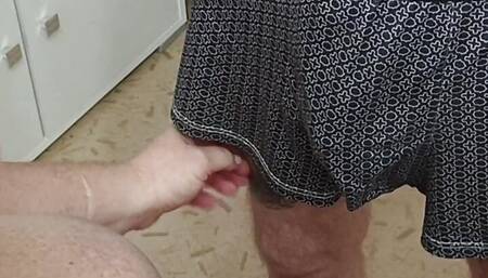 cumshot on stepmom's big tits