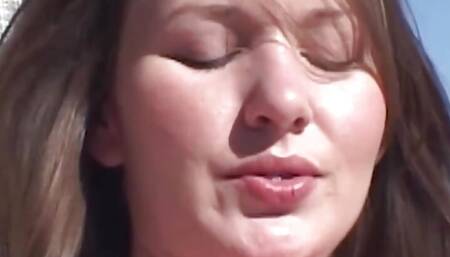 Two Brunettes Start Making Out When a Thick Dick Gets in Between