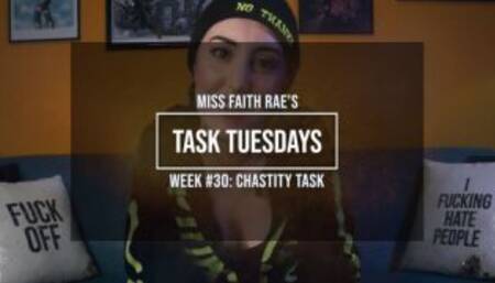 A Tactile Task For Caged Up Cocks - Miss Faith Rae's Femdom Audio Chastity Slave Instructions