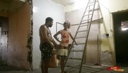 My Stepfather Didn't Want to Pay for the Work on My Room, I Gave My Ass to the Builder