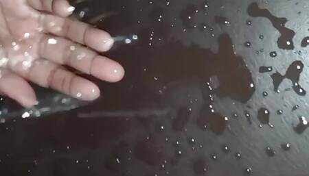 Small Asian Dick Doesn't Work so Well but Fingering Makes Squirt Over Chubby Step Mother