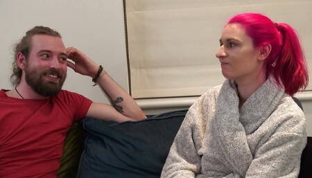 Colored hair Amber Deen screwed from behind by Jonny Cooer