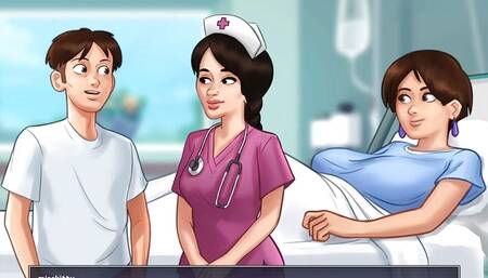 Summertimesaga Pervert Nurse Blowjob (asmr) - Part 127