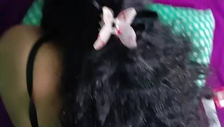 My girl friend fuckinng hindi riding