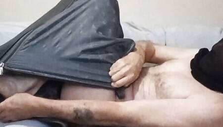 Self bondage naked inside my luggage