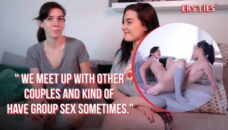 Ersties - Domino & Missy Enjoy Making Their First Lesbian Sex Video Together