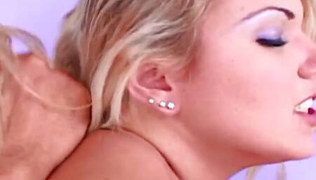 Super Adorable Blonde Cutie with Piercings Loves Riding Her Partner Reverse Cowgirl and Cowgirl Style