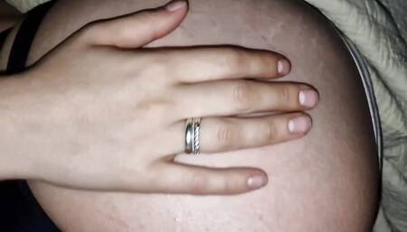 brother-in-law wants to talk to me about my sister and we end up fucking in a spoon