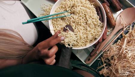 TRANS ANGELS - Blonde Cutie Angellica Good Gets Her Ass Fucked By Papi Santiago And She Thanks Him By Cumming On His Chest