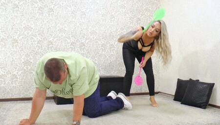 Goddess Yasemin - Every fly is smarter than him! (Punishment for the good-for-nothing! part 1 of 3)