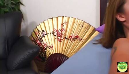 Stunning Asian Beauty Gets Slammed Hard and Fast by Log Fat Dick