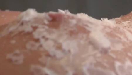 Slutty submissive gets face fucked