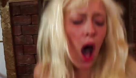Fisting and Fucking the Ass of This Horny Blonde