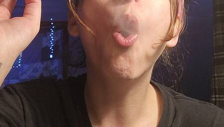 Practicing To Blow O's And The Occasional Cough