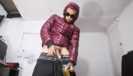 Eight pissing on a glass for you