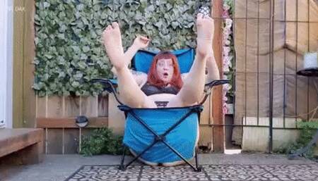 BBW Stuck in Broken Camping Chair MOV