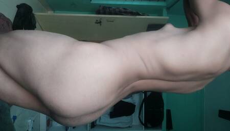 Dildo in sissy ass