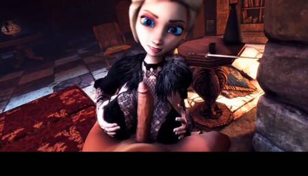 Hentai 3D - Frozen Elsa has fun with her brother-in-law