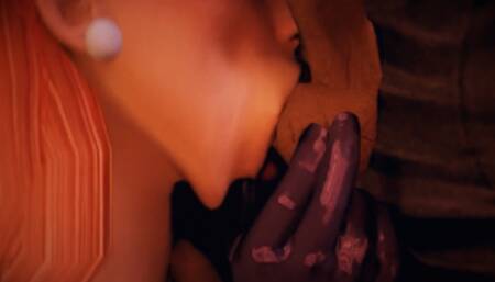 3D Hentai Anime - GangBang Blowjob