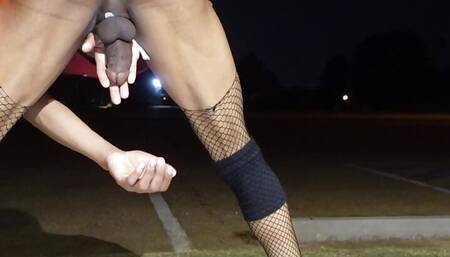 CREAMY LOAD & TRANS FURRY BUBBLE BOOTY in PUBLIC