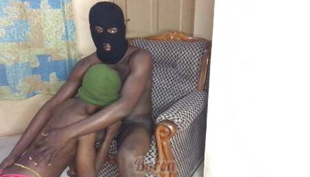 POV Local  Village 18yo Teen fucks stepbrother long black dick