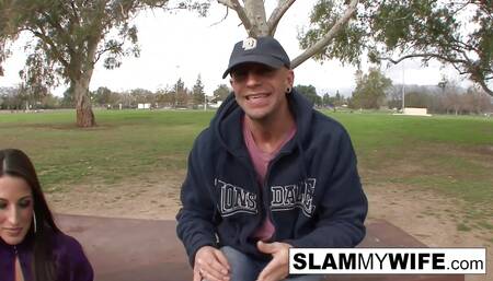 Athletic brunette gets fucked hard